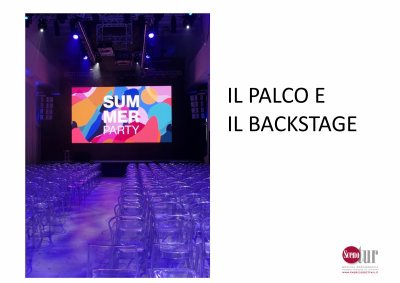 Palco e backstage